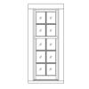 Hung Window
4-over-6
Unit Dimension 24" x 61"
7/8" SDL